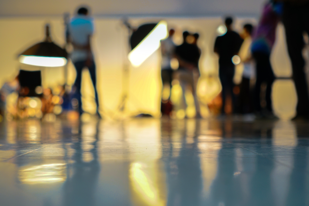 Blurry,image,in,studio,working,advertising,with,strobe,flash,or