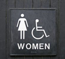 Women,restroom,sign