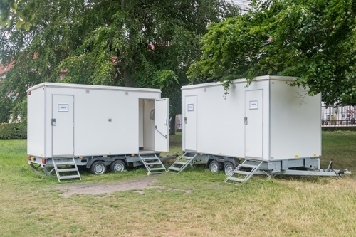Copenhagen,,denmark, ,july,26,,2022:,trailers,with,toilets.,portable